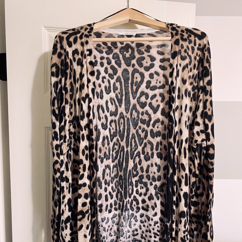 Leopard cardigan